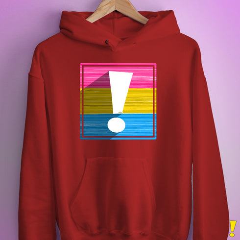 Pansexual Pride Flag Exclamation Point Hoodie